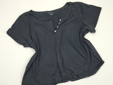 krotka czarne bluzki: Bluzka Damska, F&F, 5XL, stan - Zadowalający