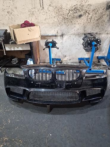 audi a6 c5: BMW üçün ön bamper – M paket üslubunda, qara rəng. - Material — 1