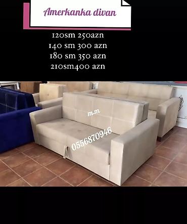 Divanlar: Divan-kravat, Yeni, Açılan, Bazalı, Parça, Şəhərdaxili pulsuz çatdırılma — 2