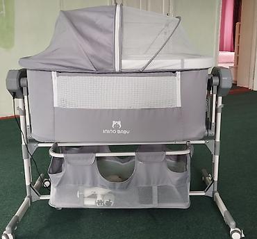 soft shell: Детская колыбель-люлька INING BABY, с электронным блоком укачивания и — 1