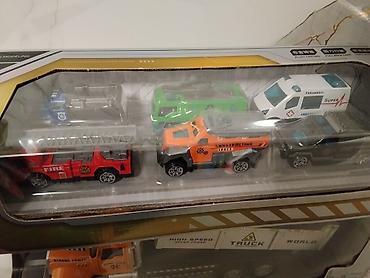 Игрушки: Набор игрушечных машинок Ya Sen Ni — Alloy Car Model (масштаб 1:28) - — 2