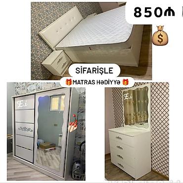 Yataq otağı dəsti rəng seçimi var