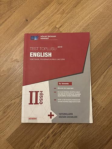 Testlər: İngilis dili Testlər 11-ci sinif, DİM, 2-ci hissə, 2019 il — 1