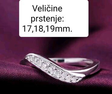 Prstenje: Ženski prsten, Materijal: Cirkon — 2