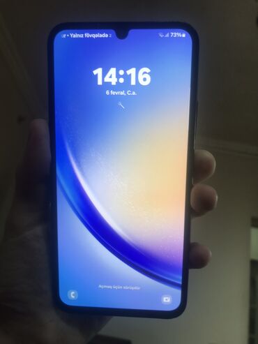 a34 qiymeti: Samsung Galaxy A34 5G, 128 GB, rəng - Qara, Zəmanət, Kredit, Sensor