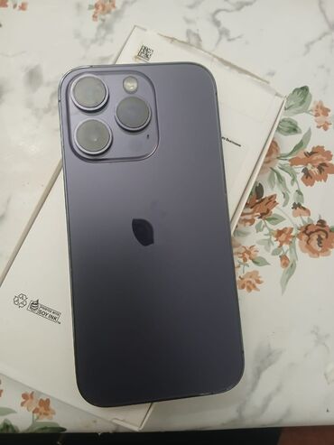 2 ci əl ayfonlar: IPhone 14 Pro, Deep Purple, Face ID