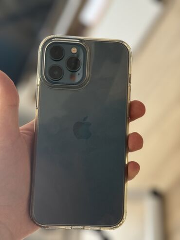 телефон режим 12 про: IPhone 12 Pro Max, 128 ГБ, Синий, Защитное стекло, Чехол, 89 %