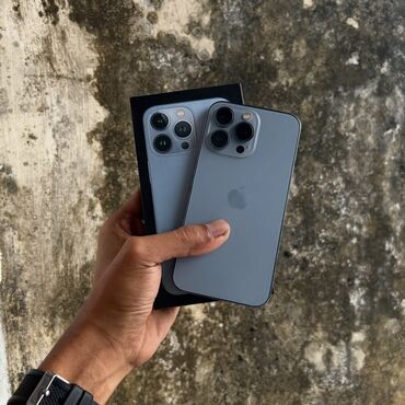 Çəngəllər: IPhone 13 Pro, 256 GB, Sierra Blue, Zəmanət, Kredit, Face ID