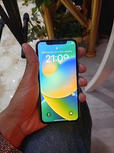 iphone 12 pro max barter: IPhone X, 64 GB, Gümüşü, Face ID — 1