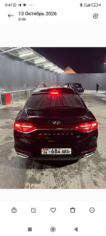 g70 genesis: Hyundai Grandeur: 2019 г., Автомат, Газ, Седан — 4