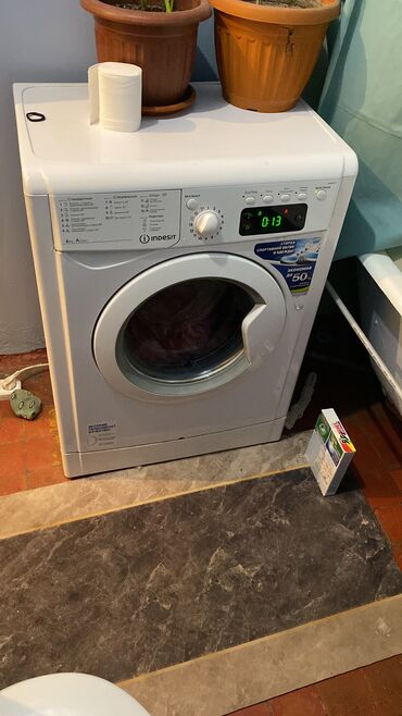 чайник бу: Кир жуучу машина Indesit, Колдонулган, Автоматтык, 6 кг чейин