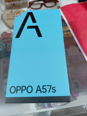 telefonlar satisi: Oppo A57s, 256 GB, rəng - Qara, Sensor, Face ID