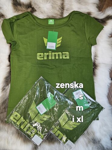 Majice: Majica na kratke rukave, S, bоја - Siva, Pamuk — 12