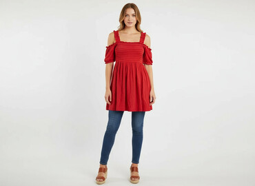 sukienka z zakrytymi ramionami: Sukienka damska, rozmiar S