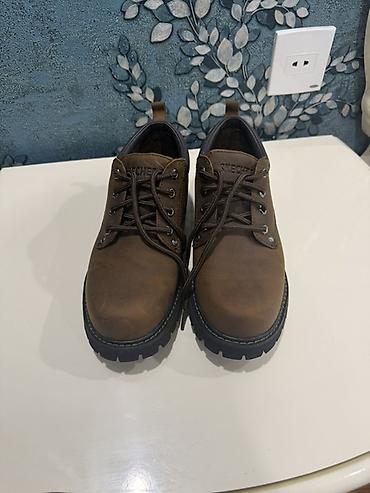 kisi kutkasi: Skechers kişilər üçün dəri ayaqqabı - Model: Skechers Leather Upper – — 6