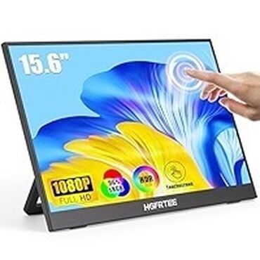 Monitorlar: HGFRTEE 15.6” Sensorlu Portativ Monitor – Full HD, Touch Screen