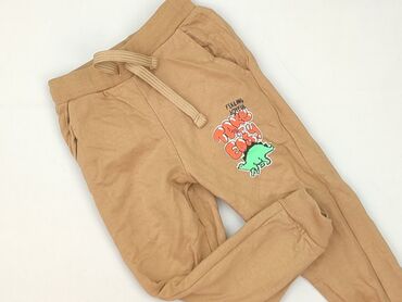 woskowane spodnie czarne: Sweatpants, SinSay, 3-4 years, 98/104, condition - Perfect