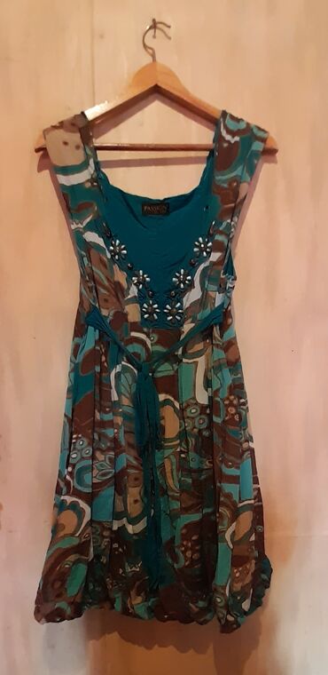 haljine na rese: XL (EU 42), bоја - Šareno, Drugi stil, Na bretele