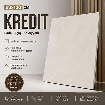 60x120: Kafel 🟢 Rəsmi iş yeri olan və olmayanlara, tək şəxsiyyət vəsiqəsi ilə — 1