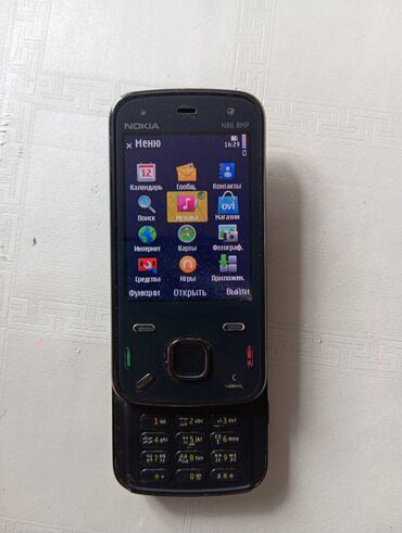 нокия: Nokia N86 8Mp, Колдонулган, 2 ГБ, түсү - Боз, 1 SIM