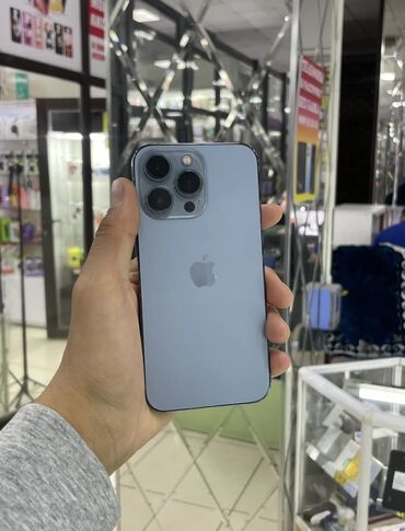 золотой номер телефона купить: IPhone 13 Pro, Колдонулган, 128 ГБ, Blue Titanium, Коргоочу айнек, Каптама, 77 %
