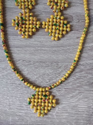 Setovi nakita: Handmade, Set: Minđuše, Ogrlica — 9