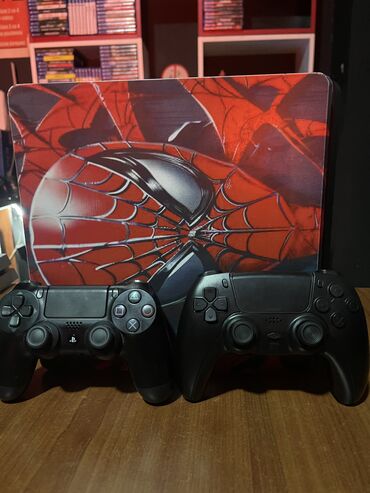 irshad telecom playstation 4: Ps slim blomu yerinde yaddas 500 GB Yaddasinda 3 oyun Var spiderman