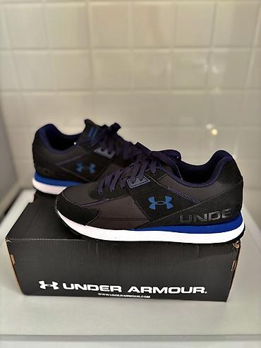 обувь drop: Мужские кроссовки, 40.5, 42, Under Armour, Новый, цвет - Синий, Самовывоз, Платная доставка — 2