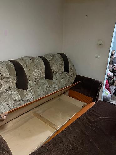 yorğa: Kombi dəsti — divan və 2 ədəd kreslo - Rəng və material: Qəhvəyi və — 4