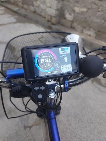 motorlu velosipedlər: İşlənmiş Elektrik velosipedi Stels, 28", sürətlərin sayı: 7, 750 < Vt, Ünvandan götürmə — 5
