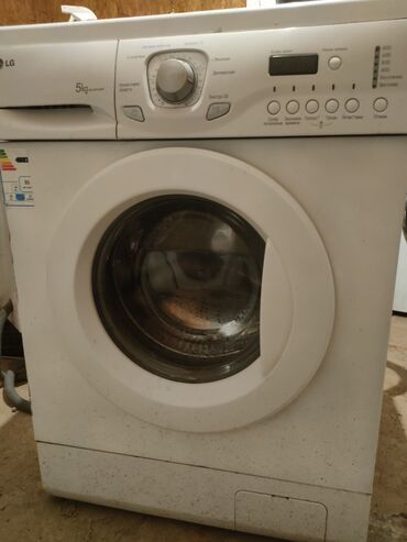 автоматы: Кир жуучу машина LG, Колдонулган, Автомат, 5 кг чейин, Компакттуу