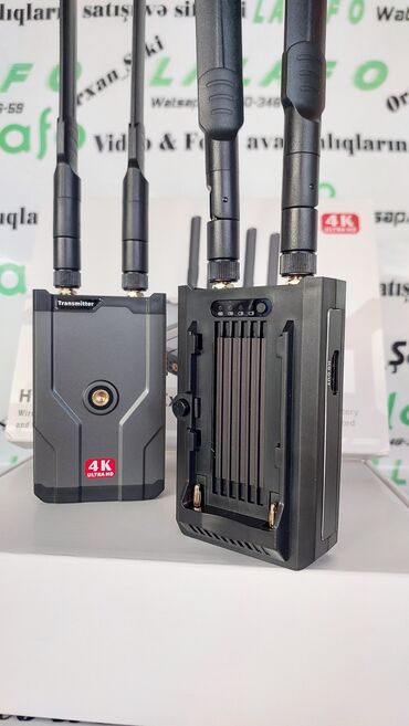 3 kameralı videoregistrator: HD ötürücü. məhsul yenidir hdmi giriş-çıxışla Sony batarekasi ilə və