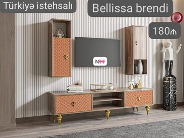 Masa və oturacaq dəstləri: Satılır: *Birbaşa depodan TV ÜNİTESİ* Qeyd:Məhsul yenidir,ağzı bağlı