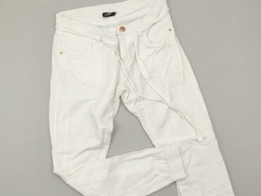 t shirty nike białe: Material trousers, Janina, XL (EU 42), condition - Good
