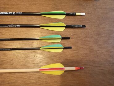 Ostali proizvodi za sport i razonodu: Luk sa pet strela. Luk je napravljen od metalnog gibnja, presvučen — 8