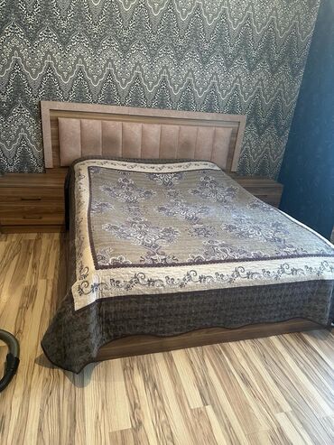 Новый, Двуспальная кровать, Без подьемного механизма, С матрасом, Без выдвижных ящиков, Турция