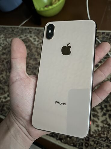 Apple iPhone: IPhone Xs Max, 256 GB, Qızılı, Simsiz şarj, Face ID