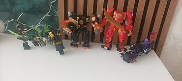 qala oyuncaq dəsti: Orginal Lego Ninjago Mechler ve yaninda orginal olmayan legolar var — 1