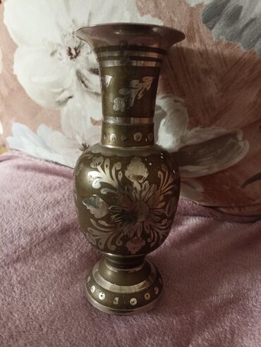 вазы для цветов: Qədim samovar, 1990 il, Mis, Vəziyyəti: Yaxşı