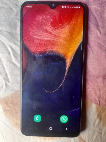 a6 samsung: Samsung Galaxy A50, 64 GB, rəng - Göy, Sensor, Barmaq izi, İki sim kartlı