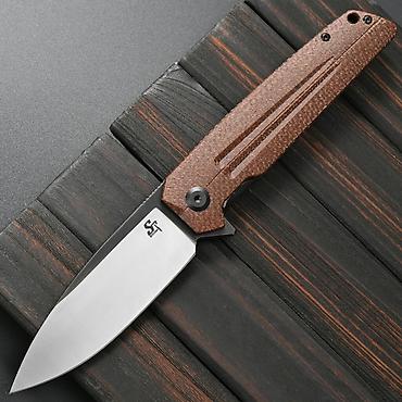 стилет нож: Складной нож Sitivien ST152, сталь K110, рукоять микарта Общая Длина — 2