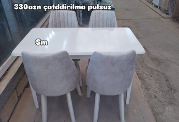 Masa və oturacaq dəstləri: *Dəyərli müştərilərimiz ay sonuna kimi stol stul dəstirimiz endirimle — 5