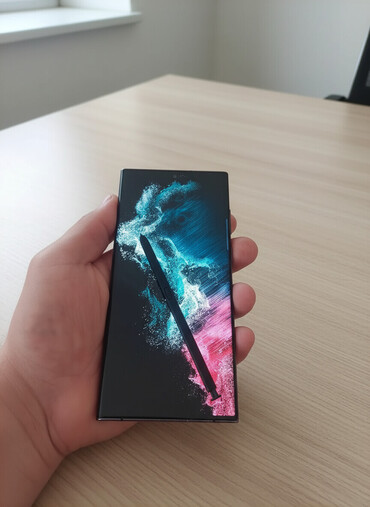 Samsung: Samsung Galaxy S22 Ultra, 128 GB, rəng - Qara, Zəmanət, Kredit, Sensor — 2