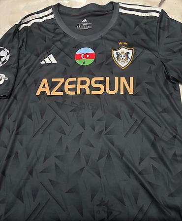 galatasaray qarabağ: Futbolka, Adidas, L, rəng - Boz — 1
