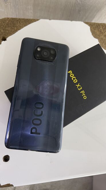 телефоны простые: Poco X3 Pro, Б/у, 256 ГБ, 1 SIM, 2 SIM