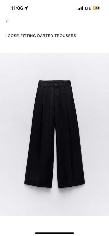 Hicab: Şalvar, Zara, M (EU 38), rəng - Qara