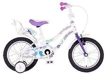 sandale za devojcice pavle: Bicikl kids Visitor Songbird 16" 9" V-brake + kontra, za visinu deteta — 2