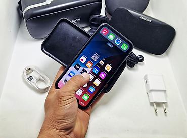 Apple iPhone: IPhone Xr, Б/у, 256 ГБ, Jet Black, Зарядное устройство, 100 % — 13