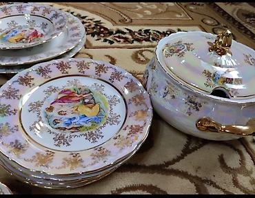 madonna çay desti: Nahar dəsti, rəng - Ağ, Farfor — 5