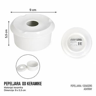 KMT nargile 2406928 Keramička pepeljara sa poklopcem – praktičan
